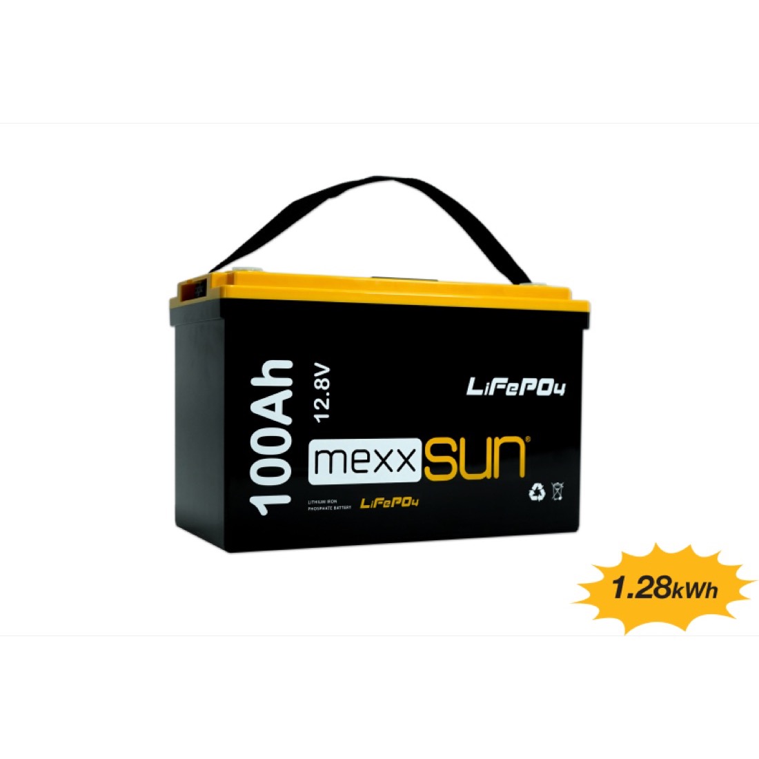 LiFePO4 12.8V 100Ah Akü