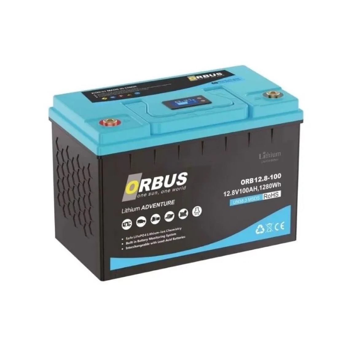 LiFePO4 12.8V 100Ah Akü